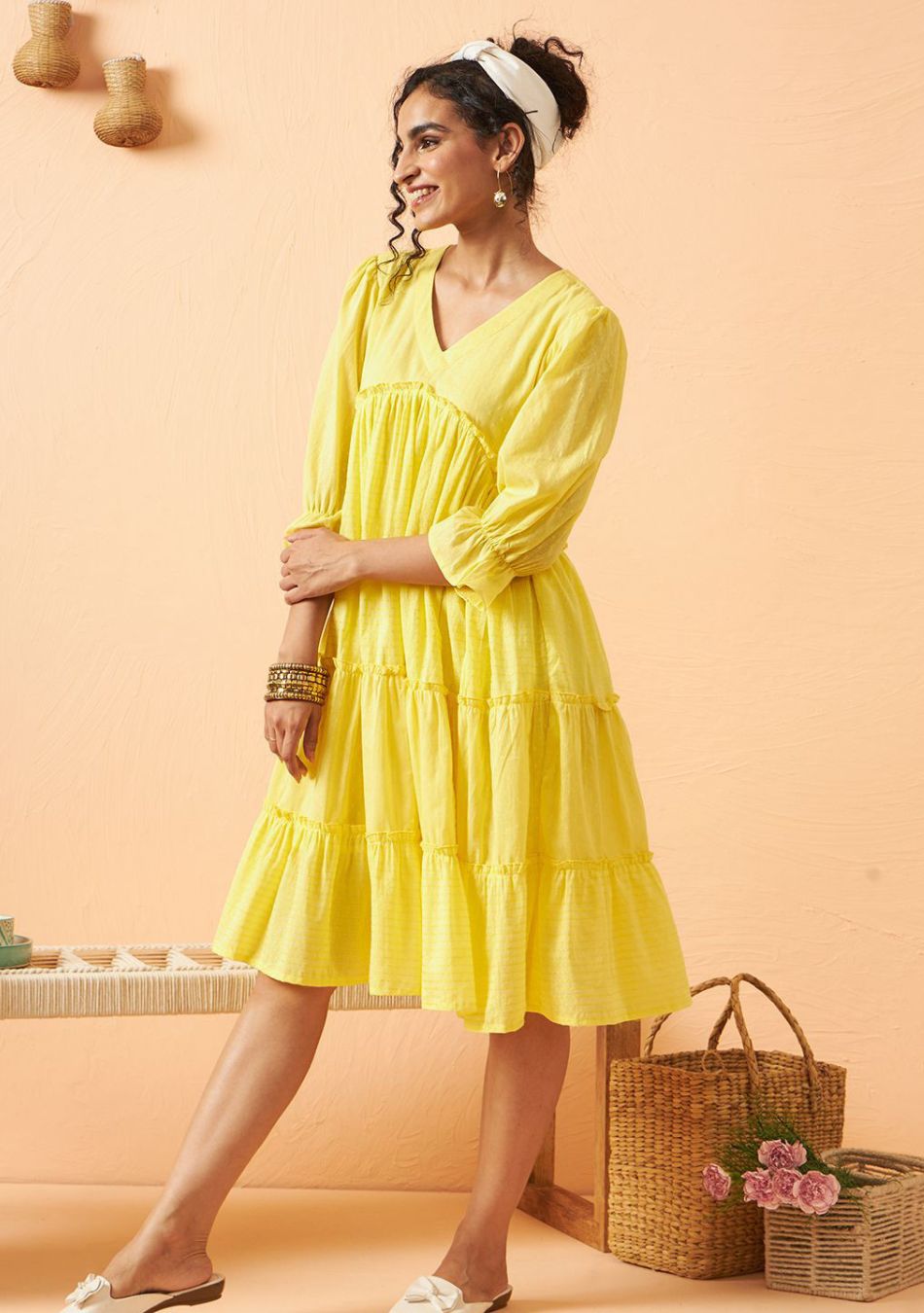 Sun-Drenched Solstice Dress