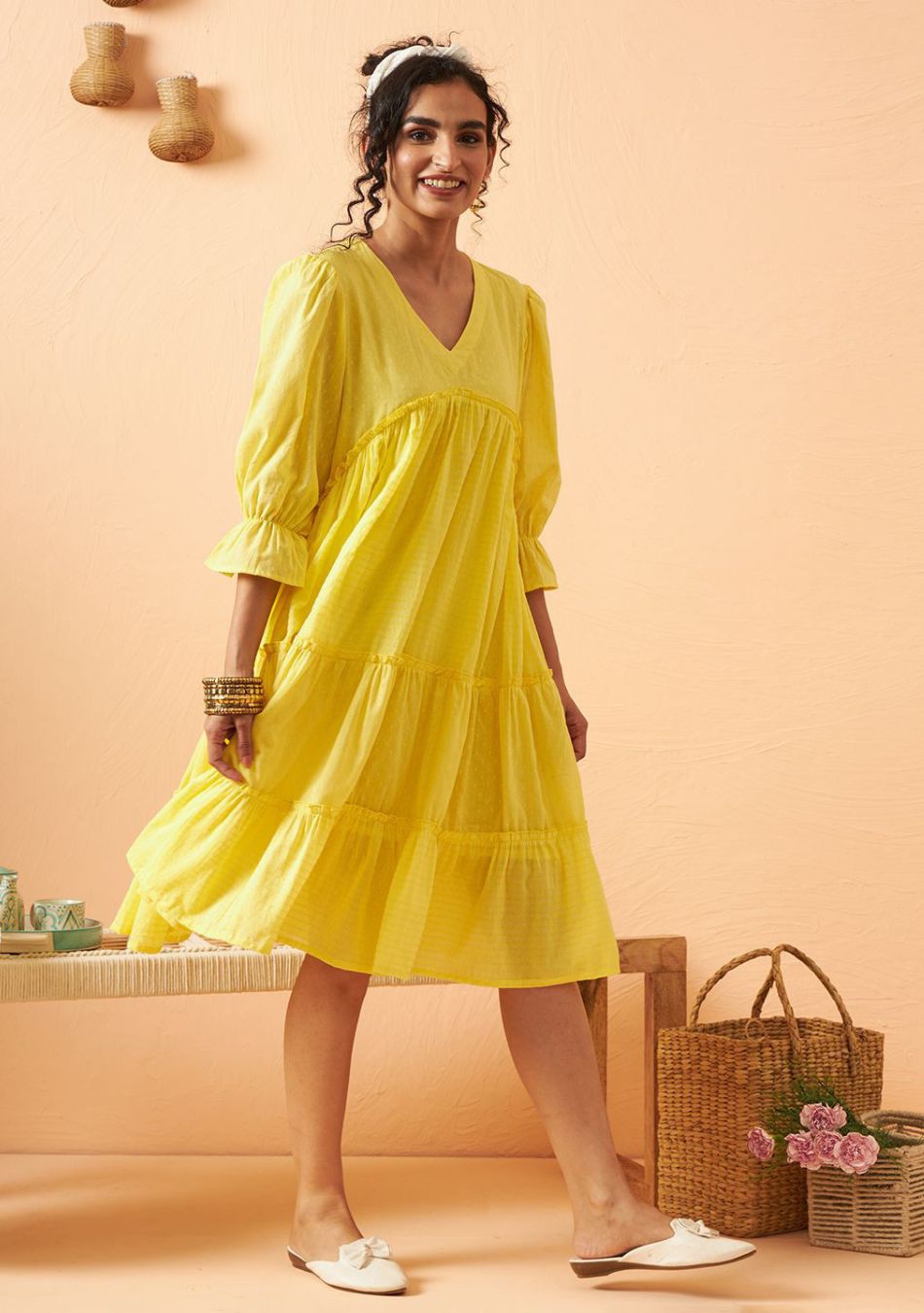 Sun-Drenched Solstice Dress