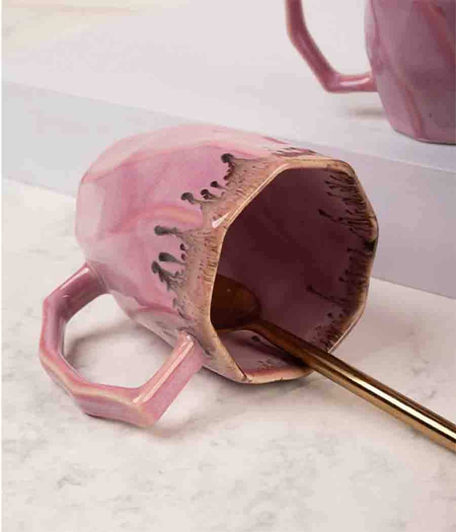 Pink Robin Mugs