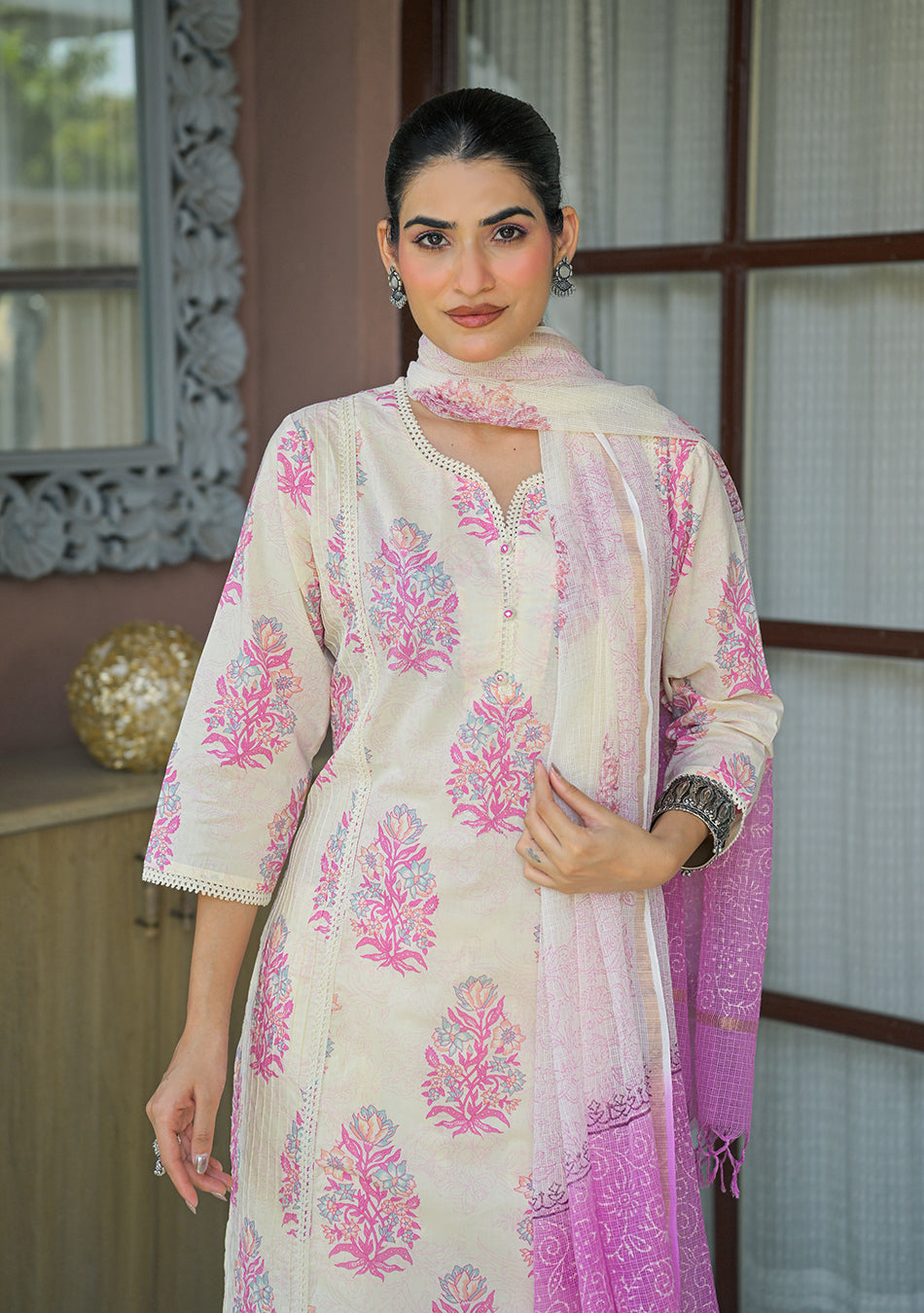 Pastel Gulmohar Suit Set