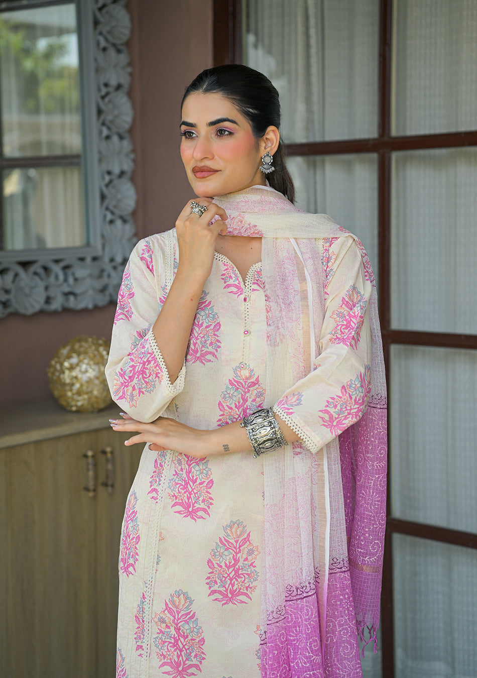 Pastel Gulmohar Suit Set