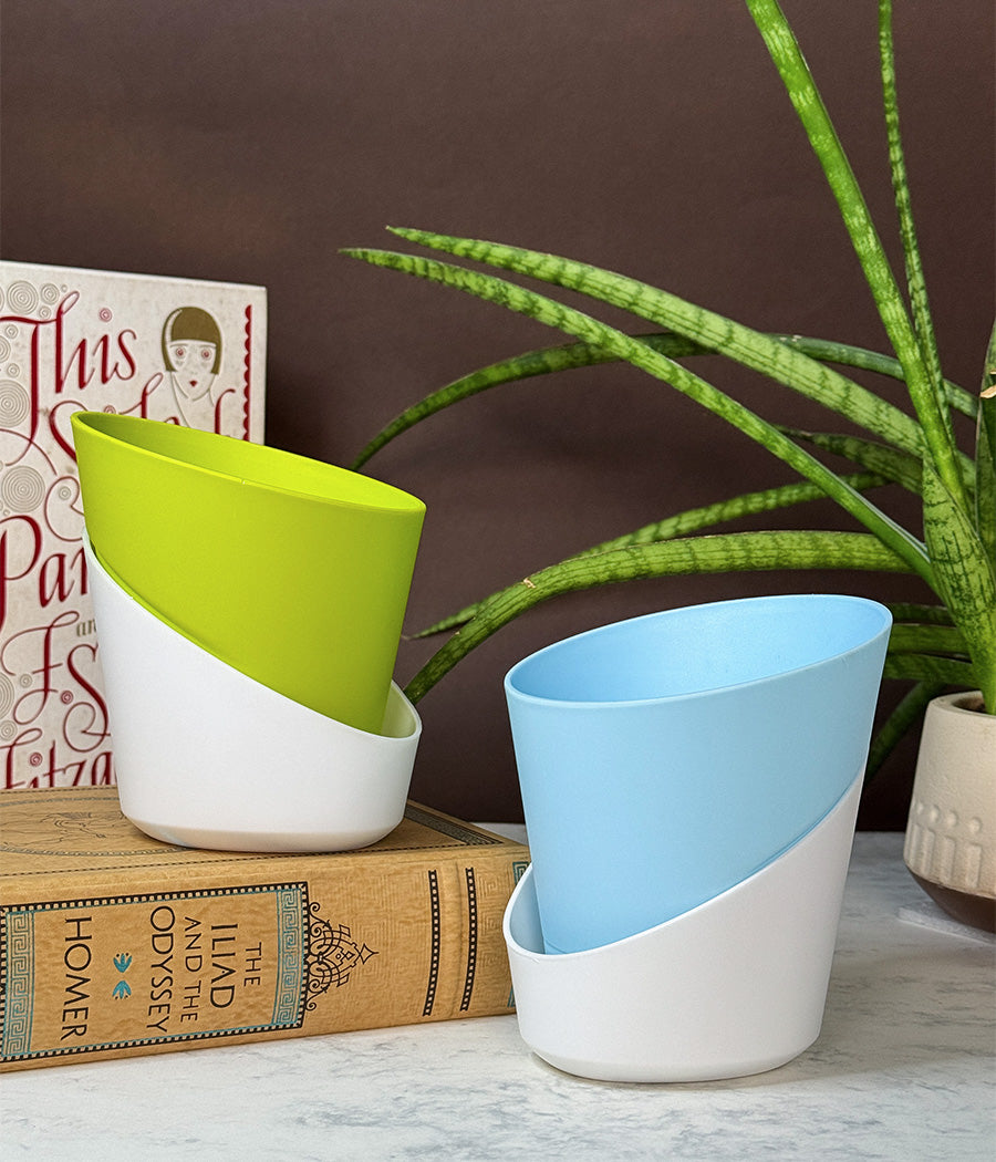 Set of 2 Self Watering Planter