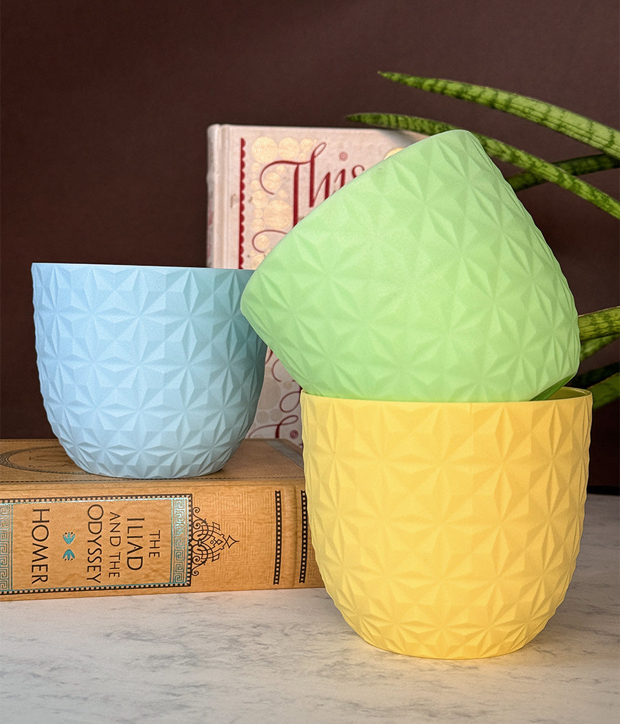 Set of 3 Diamond Planter