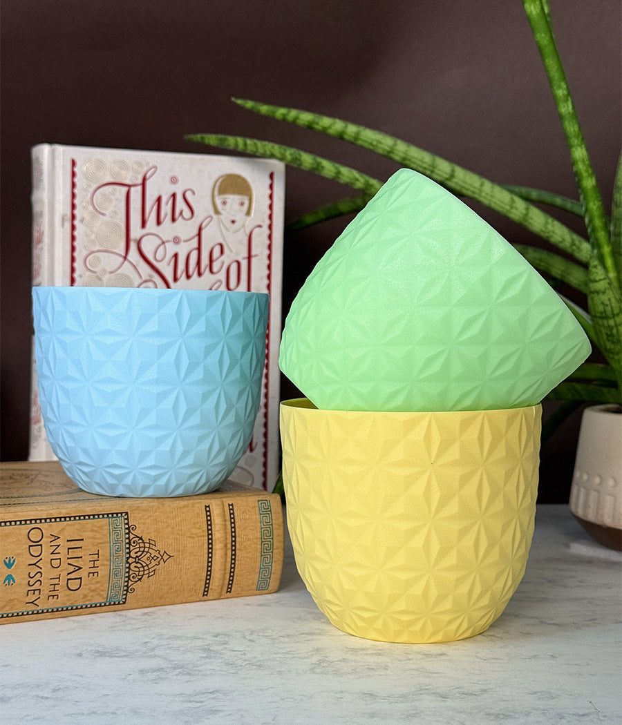 Set of 3 Diamond Planter