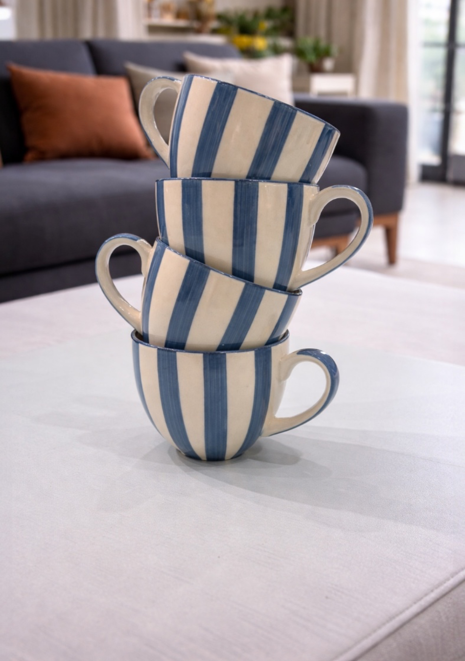 Coastal Stripe Mugs