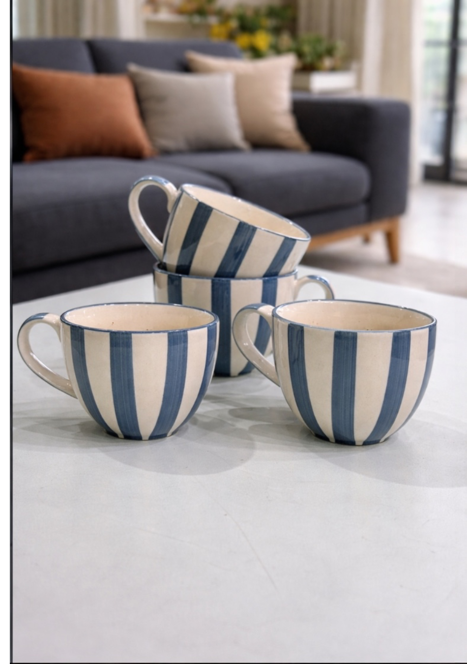 Coastal Stripe Mugs