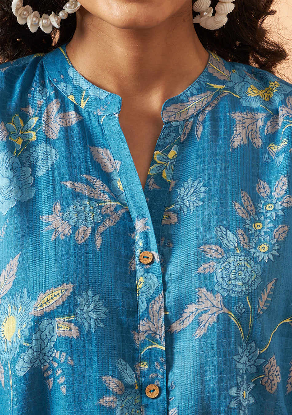 Sea breeze floral kurta