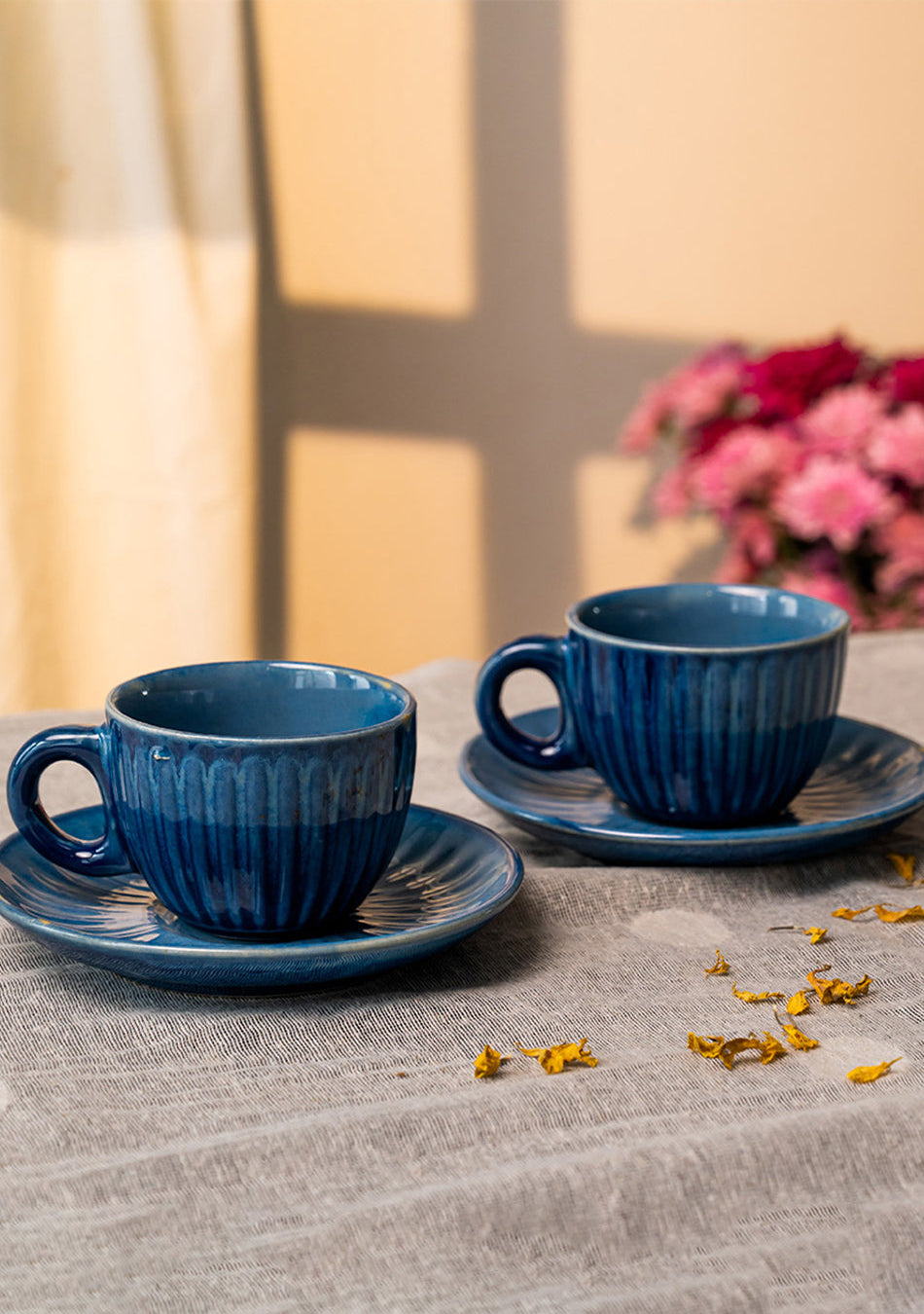 Blue Robin Tea Cups