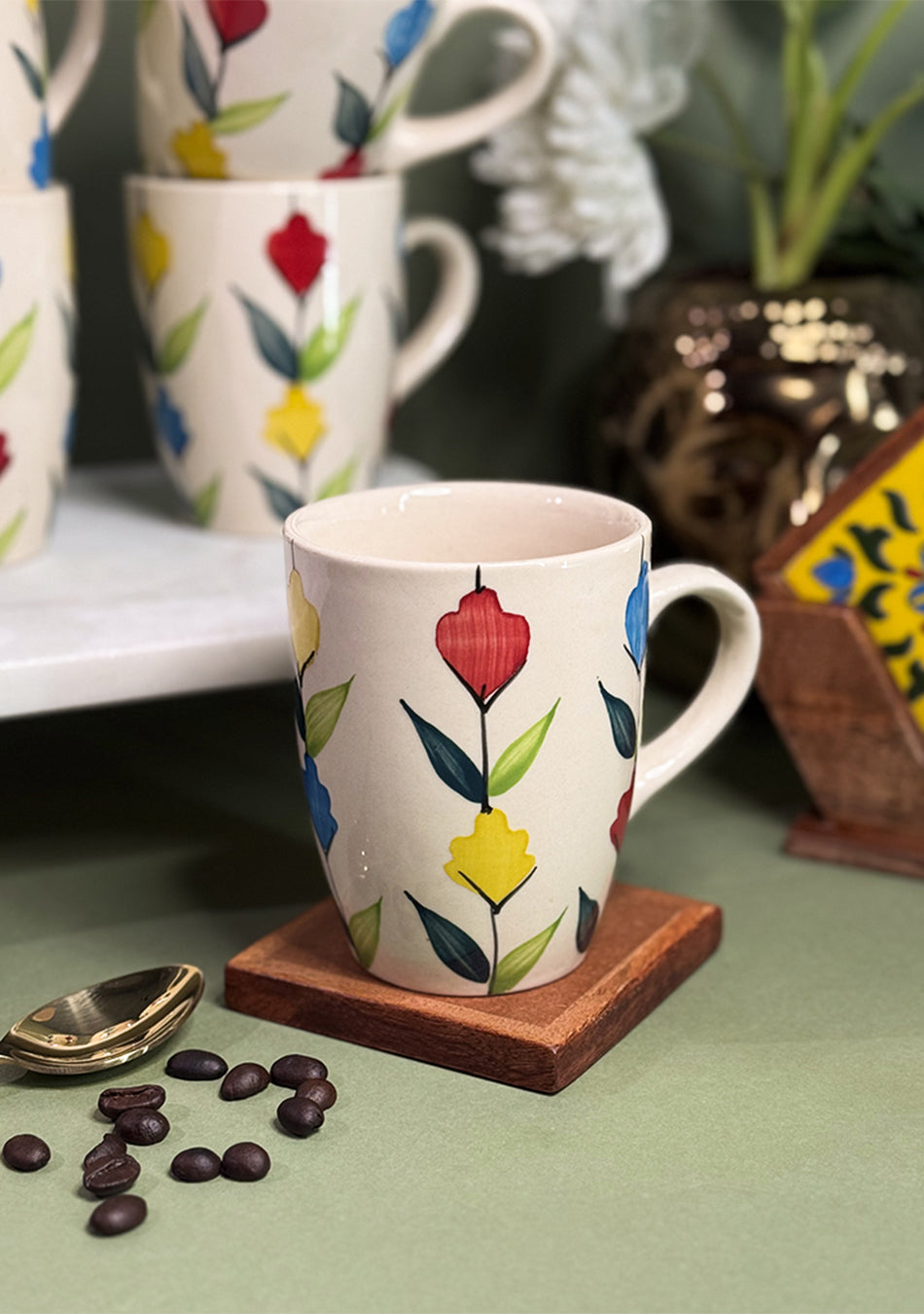 Peacock Mugs