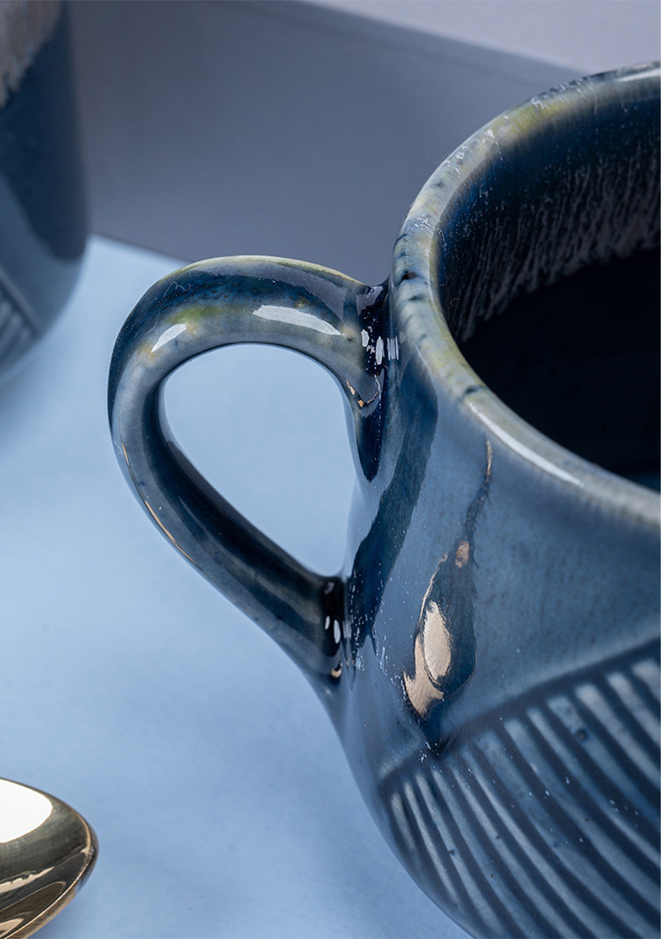 Gnatcatcher Blue Ceramic Mugs Set