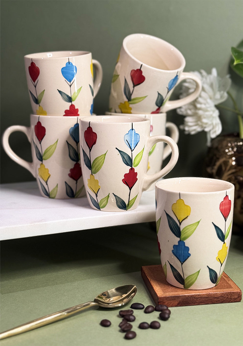 Peacock Mugs