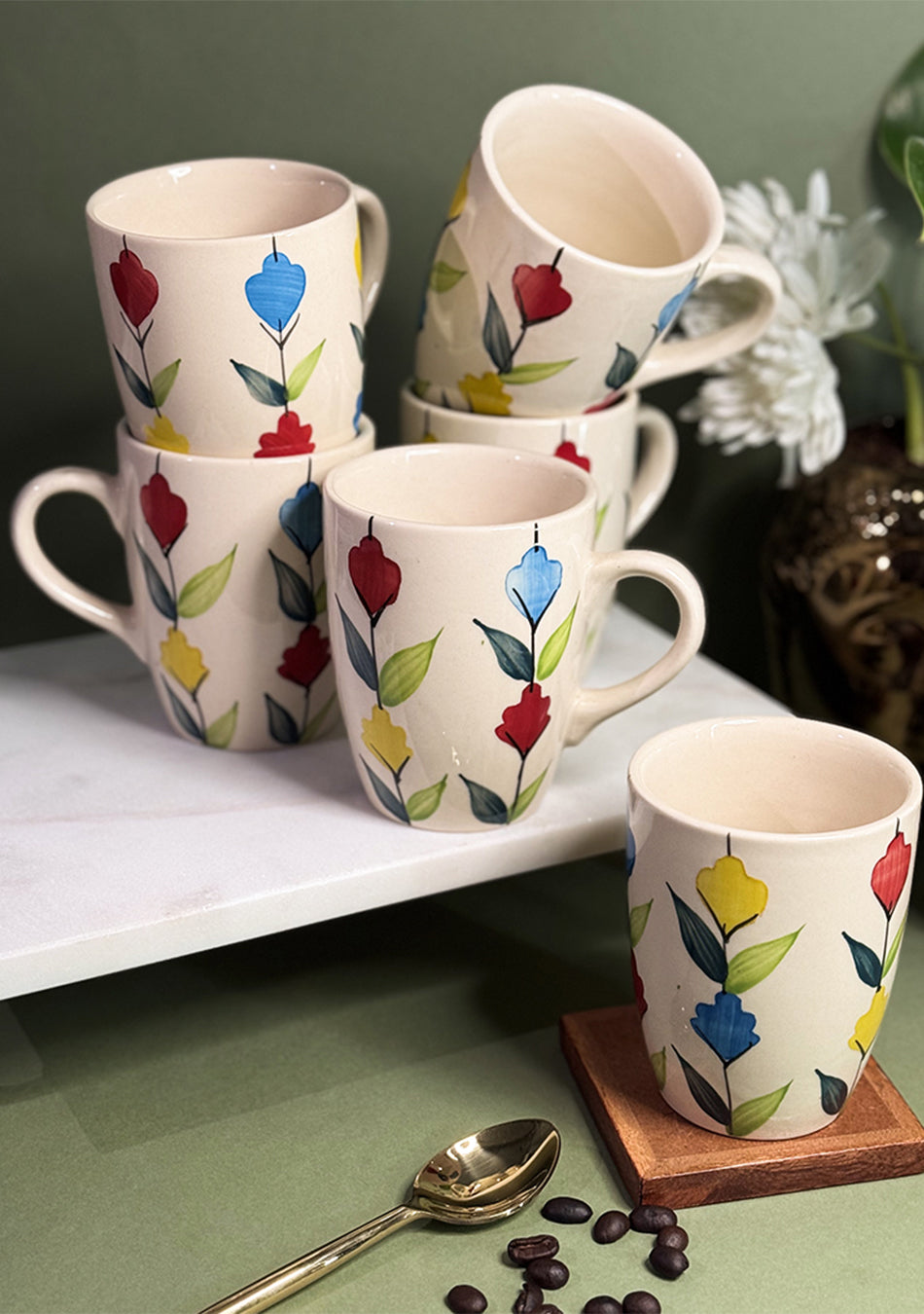 Peacock Mugs