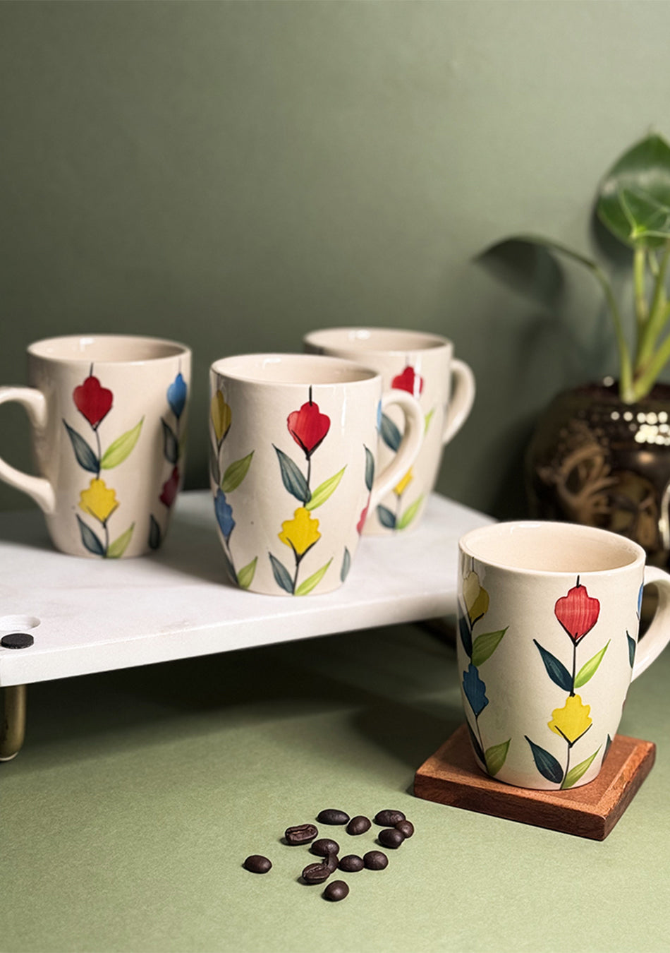 Peacock Mugs