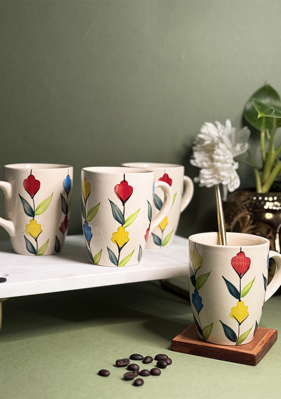 Peacock Mugs
