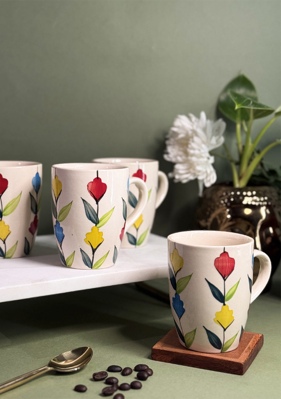 Peacock Mugs