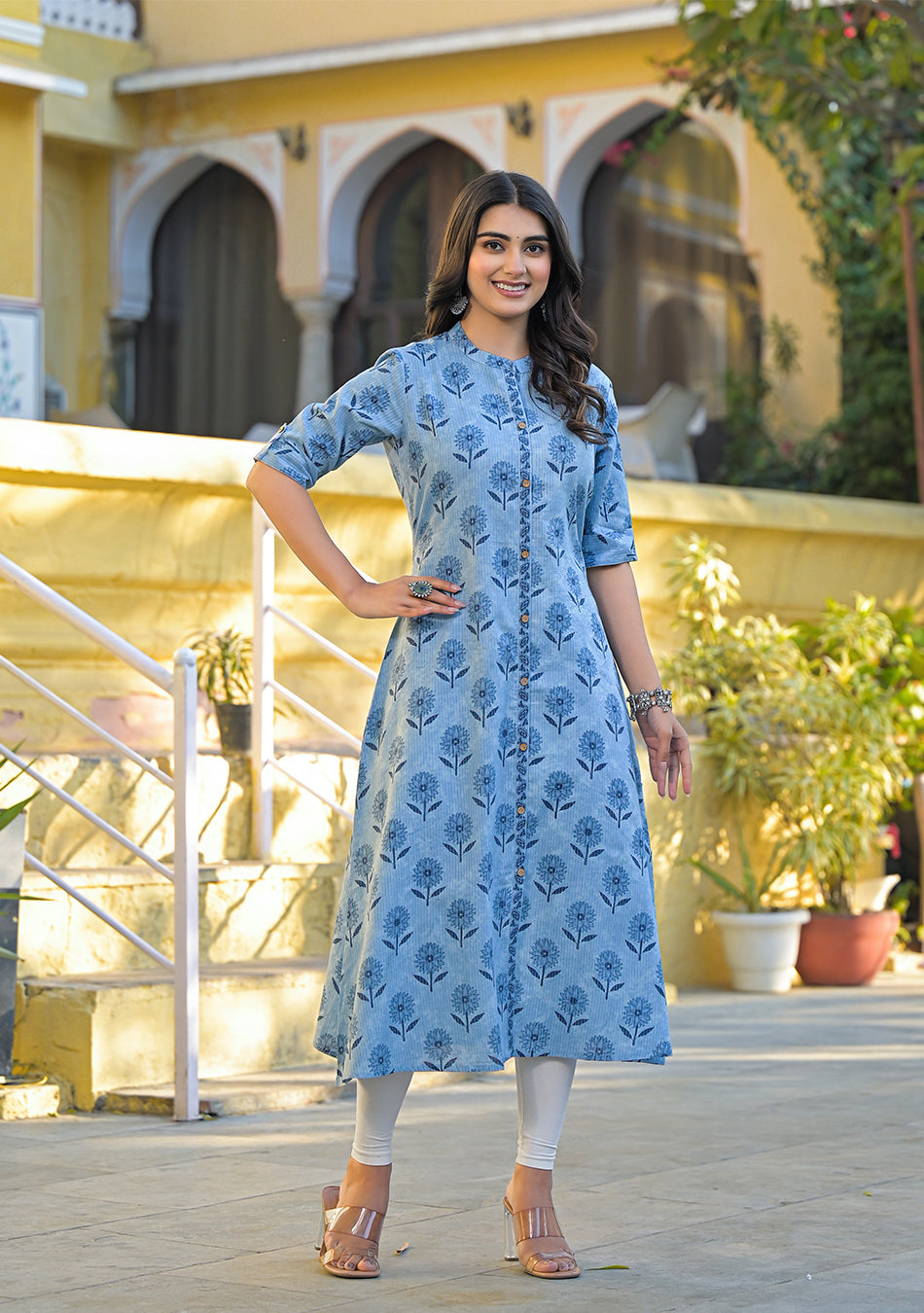 SANJH SKY KURTA