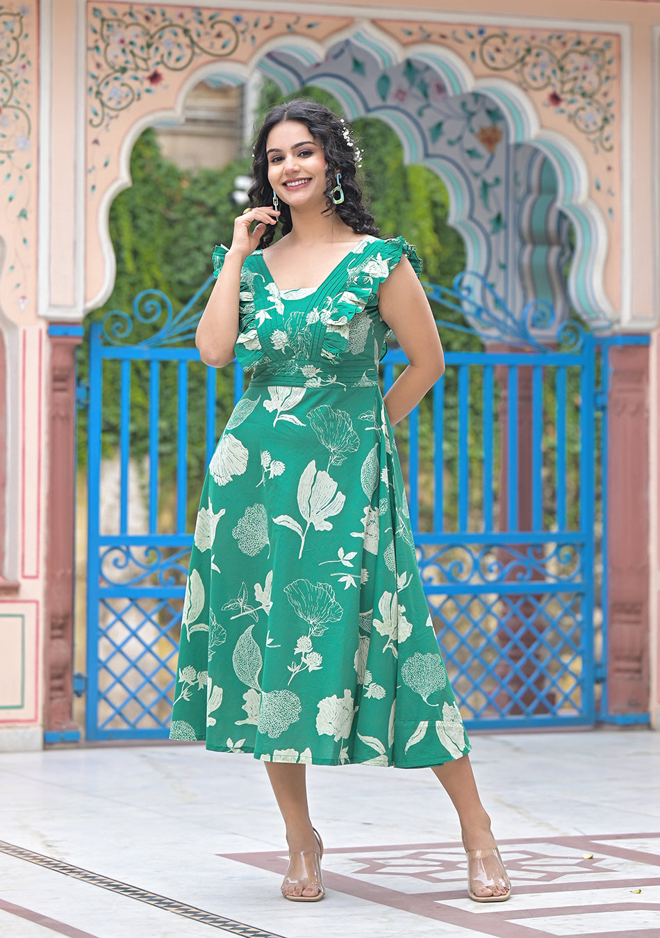 Garden Green Grace Dress
