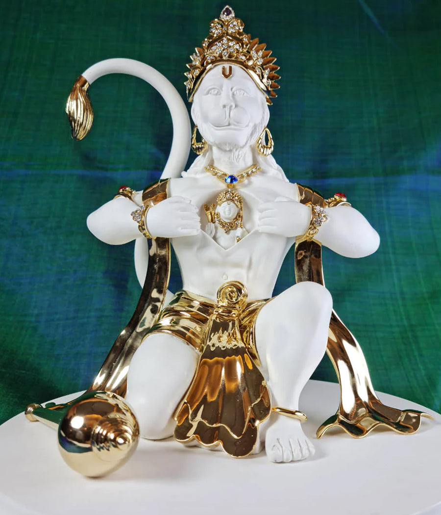 Golden Valor Hanuman