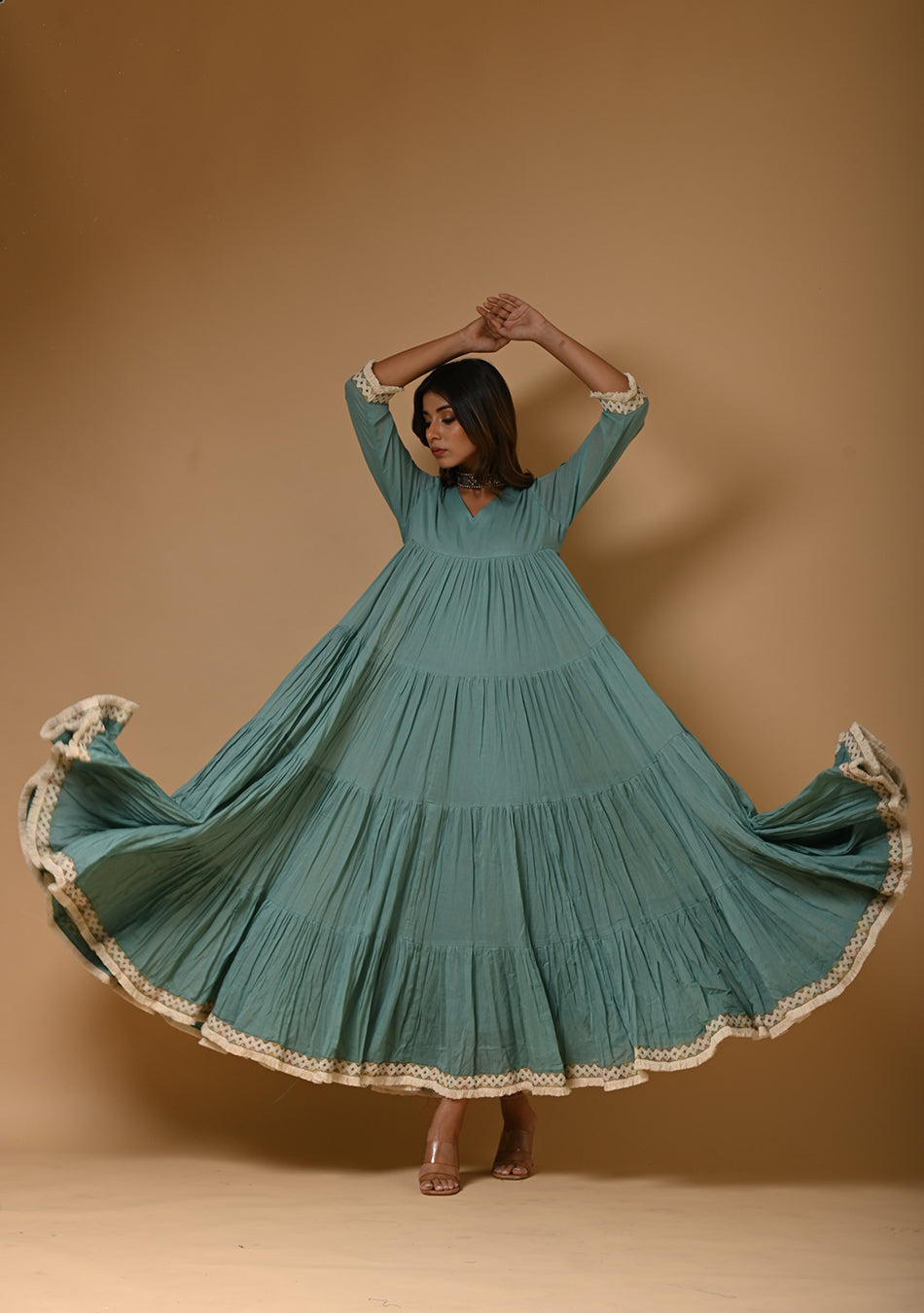 Aqua Mulmul Tier Dress