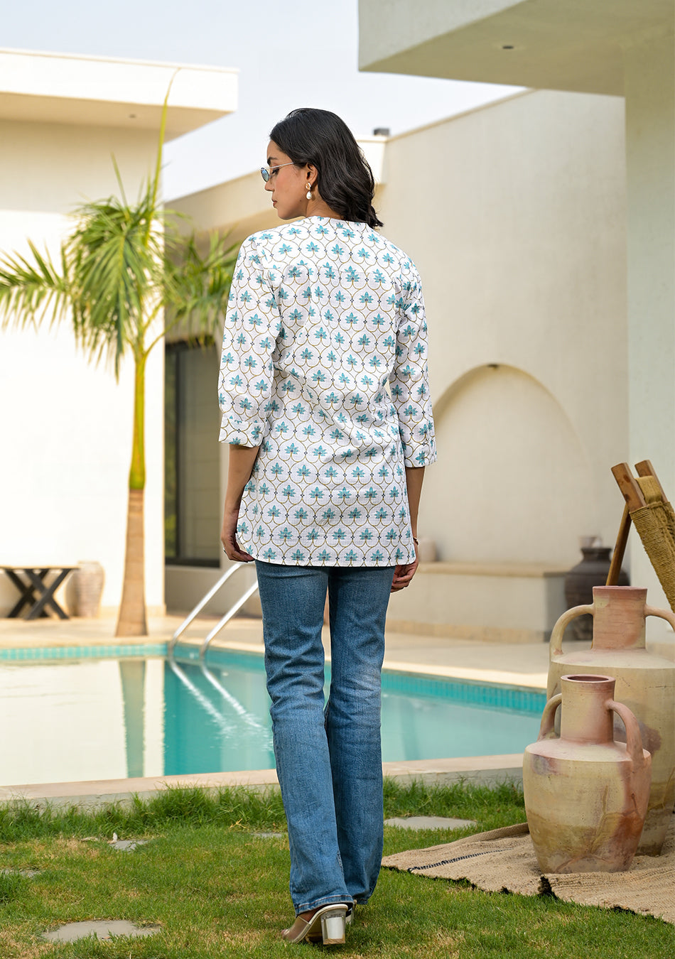 Blue Blossom Top
