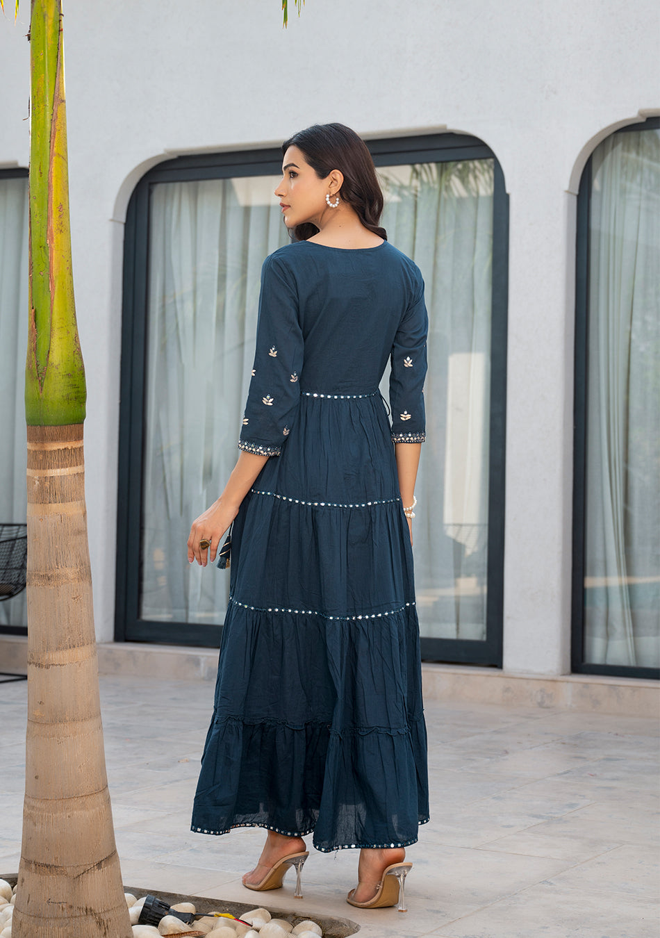 Teal Green Anarkali Kurta