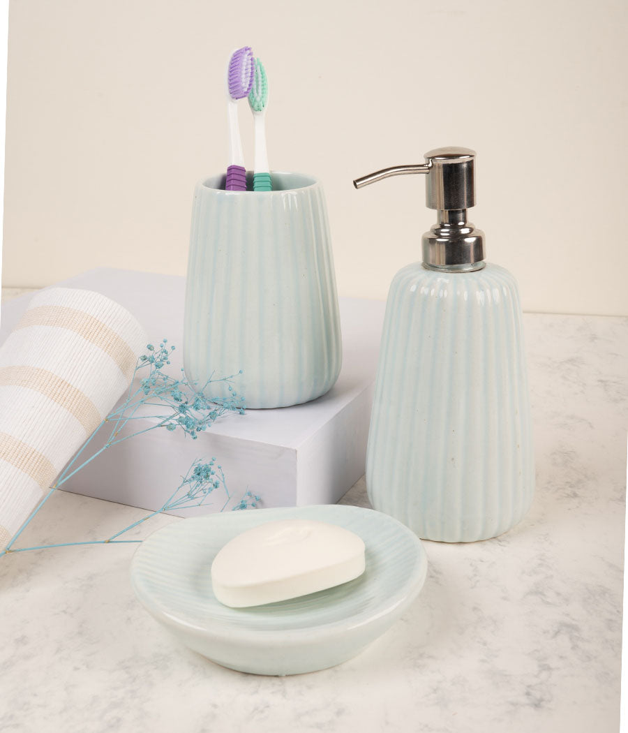 Buy Baby Blue Ceramic Bathroom Set Online Upto 30 OFF