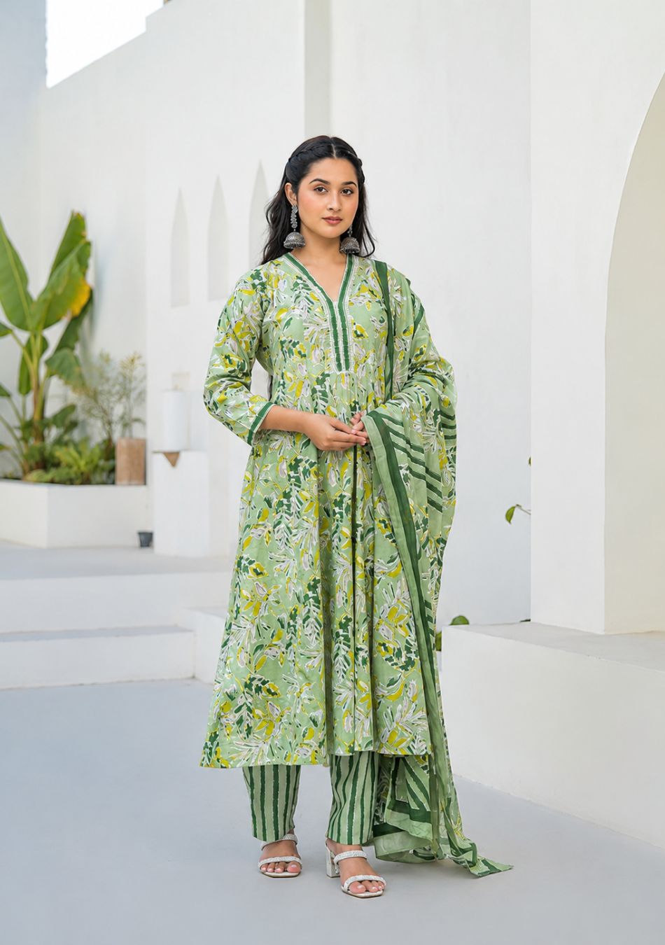 Aravalii Verdant Noor Anarkali Set