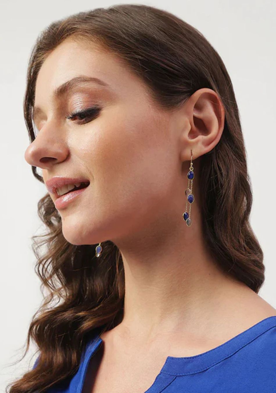 Raindrop Sapphire Earrings