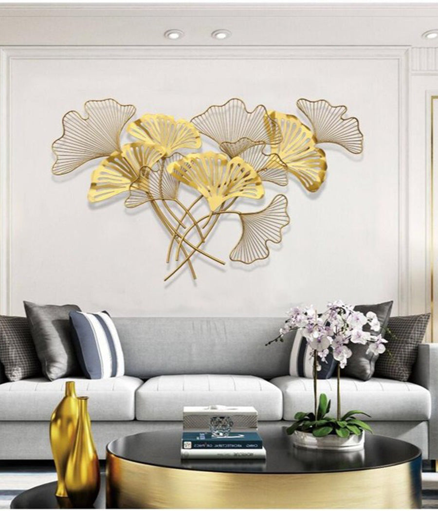 Golden Leaf Ensemble Wall Art