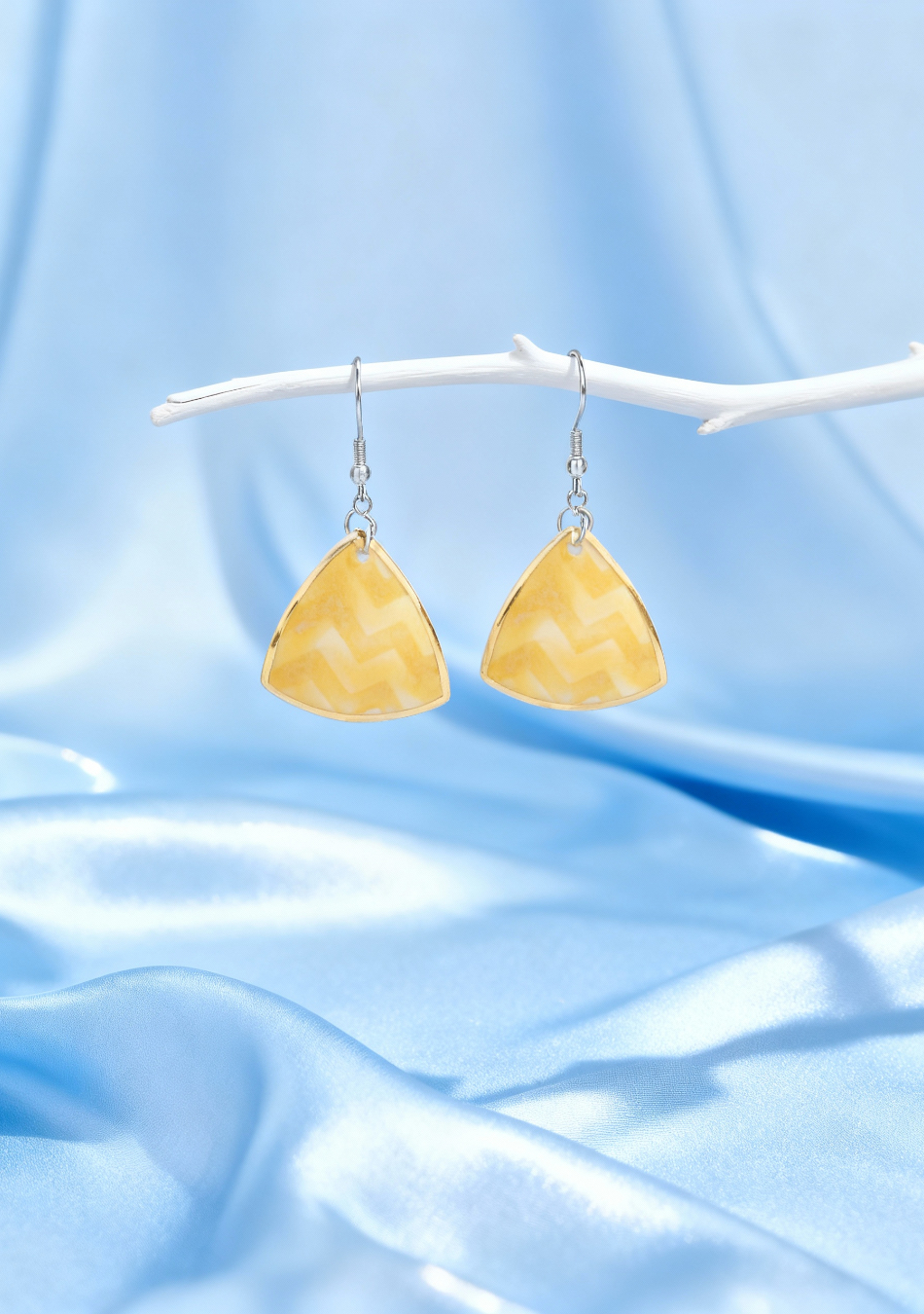 Sunny Triangle Earrings