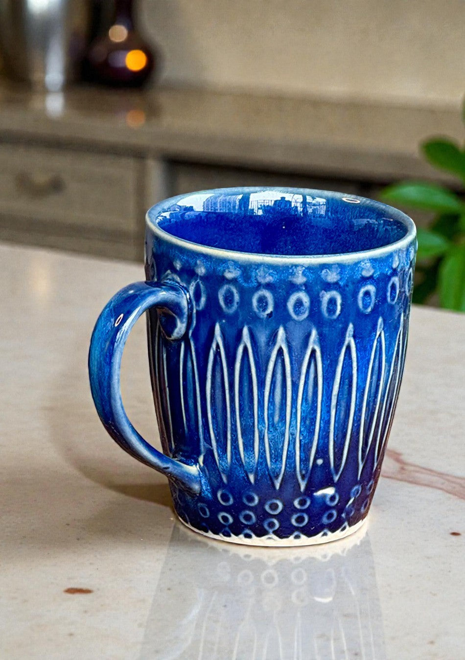 Swallow Azure Mugs - Handcrafted