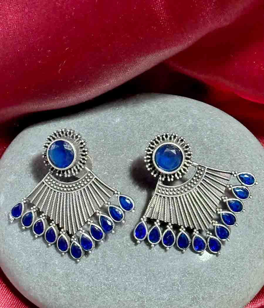 Cobalt  Whispering Wind Studs