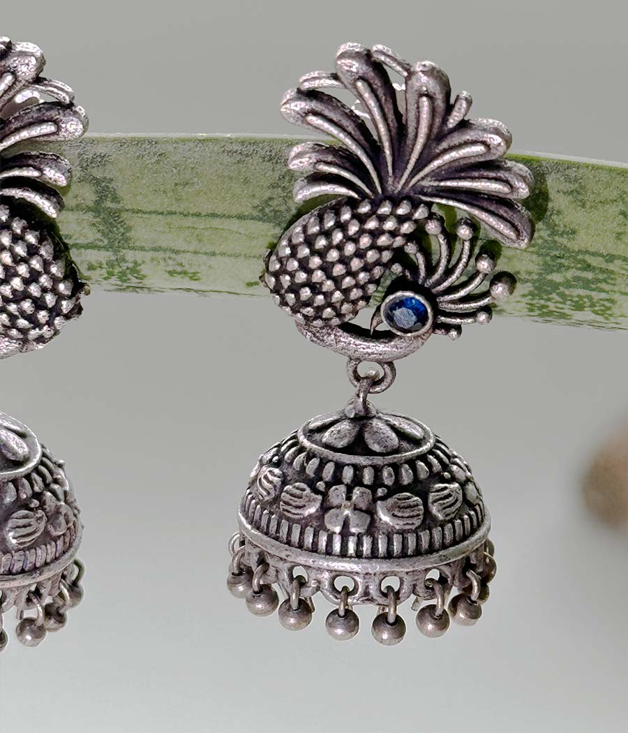 Peacock Tail Jhumka