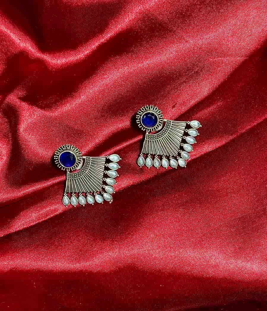 Blue Whispering Wind Studs