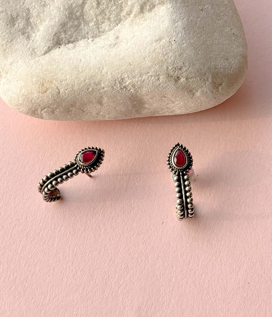 Ruby Hug Studs