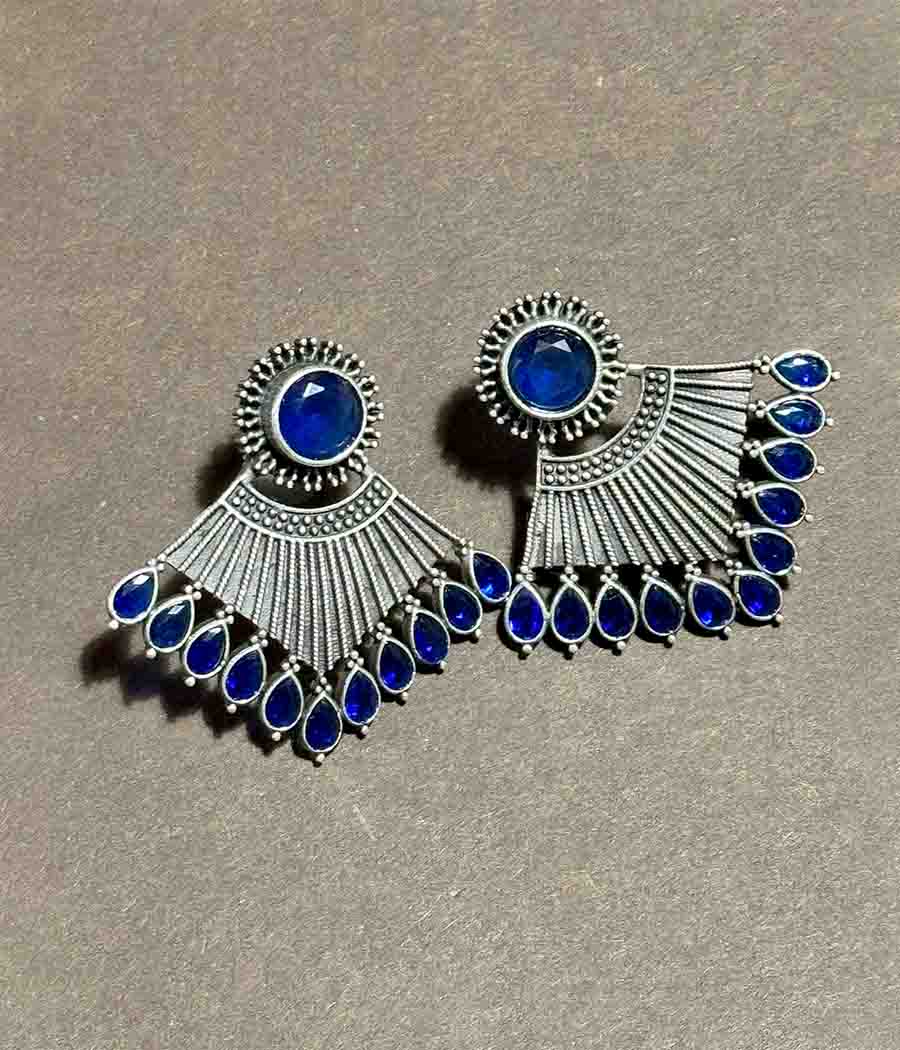 Cobalt  Whispering Wind Studs