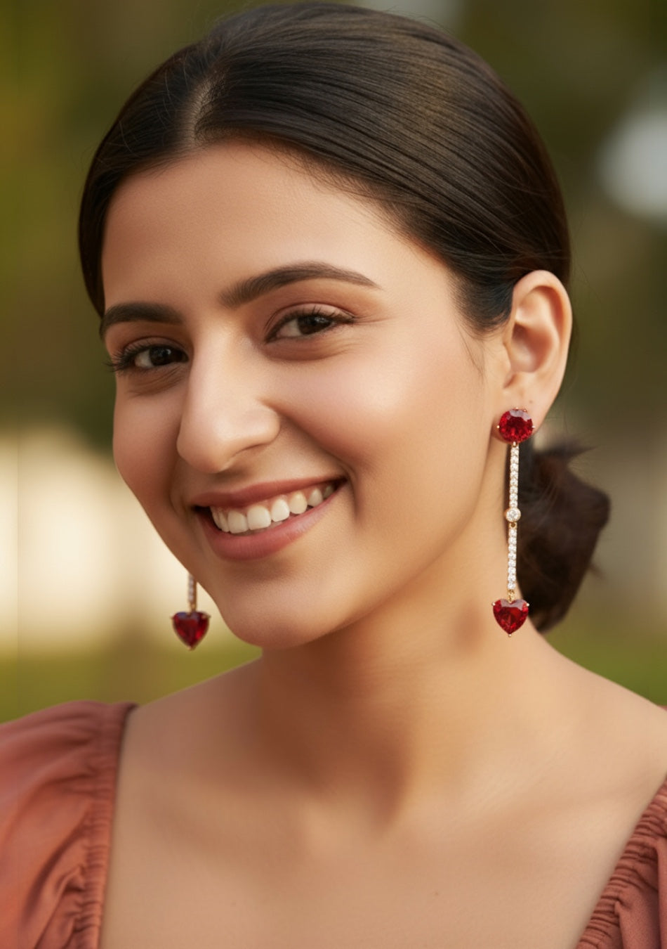 Scarlet Hearts Dazzle Drops