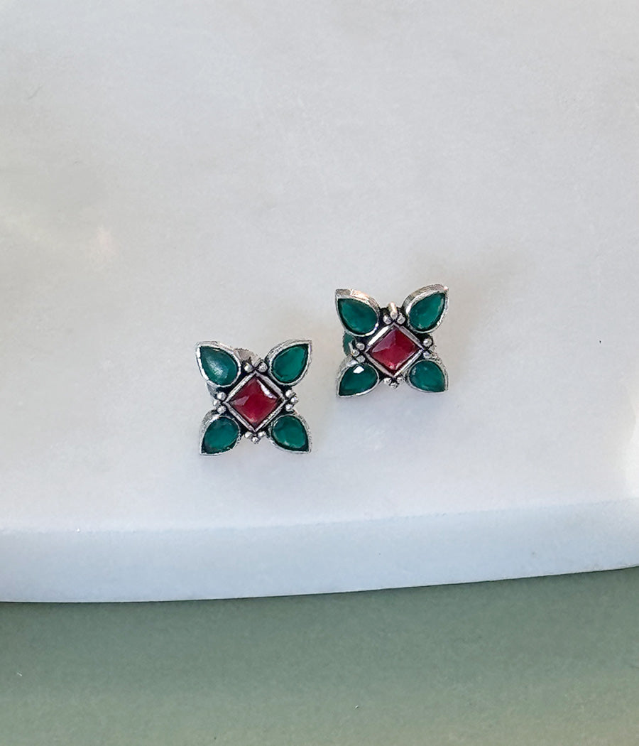 Vibrant Petal Stud Earring