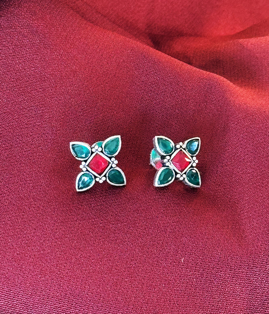 Vibrant Petal Stud Earring