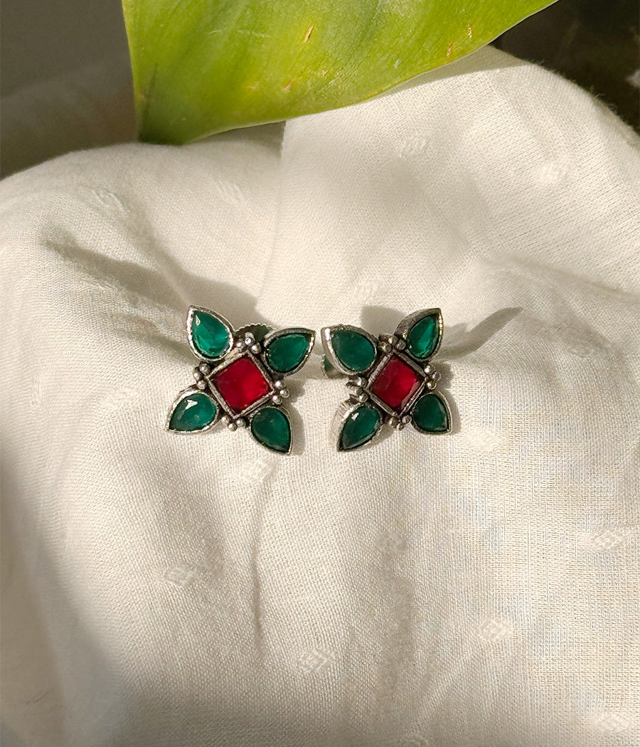 Vibrant Petal Stud Earring