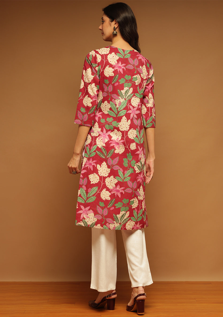 Ruby Petal Charm Kurta