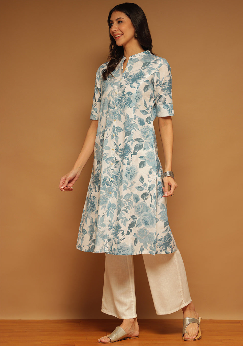 Frosted Petals Kurta
