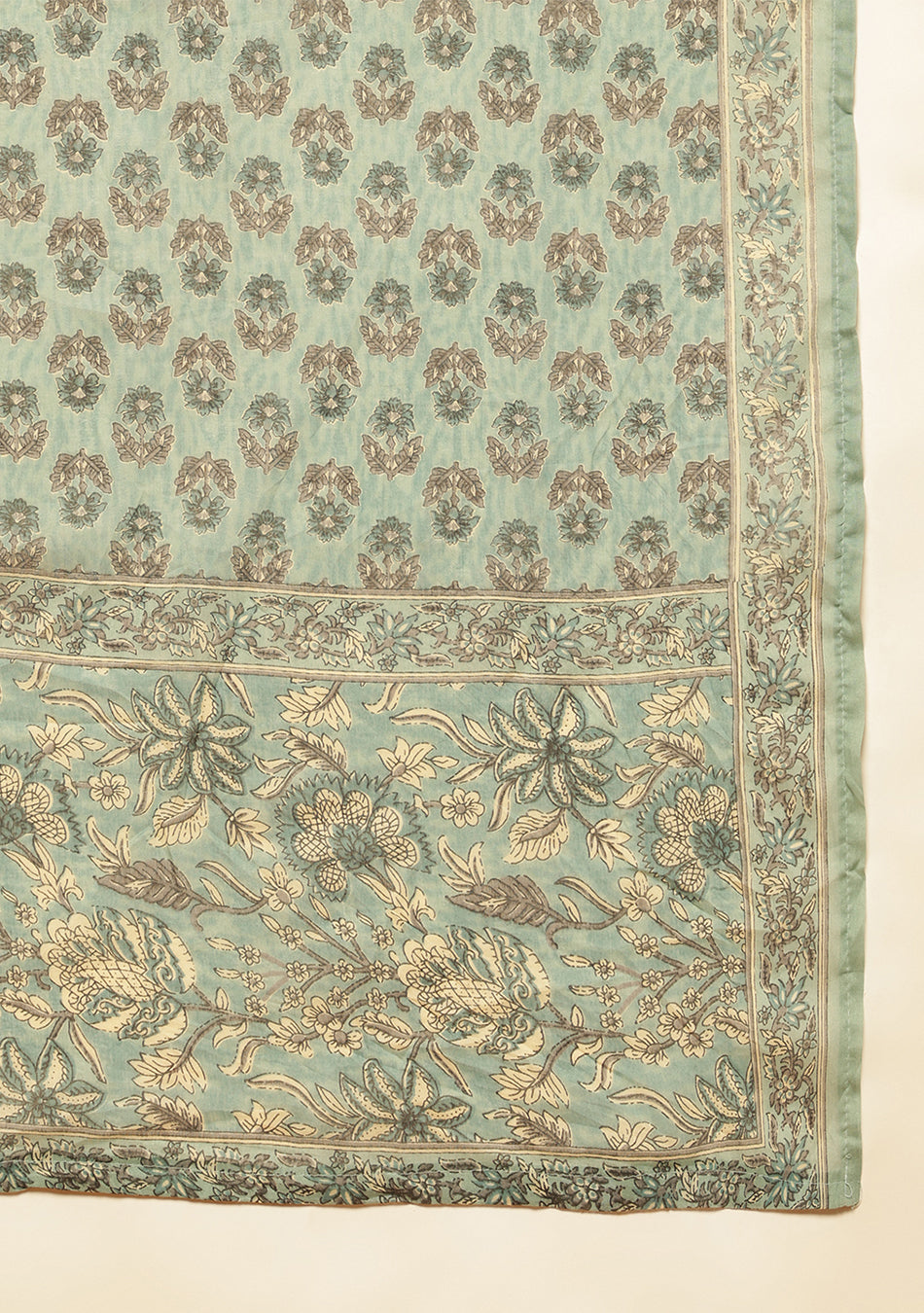 Sage Bloom Printed Suit Set