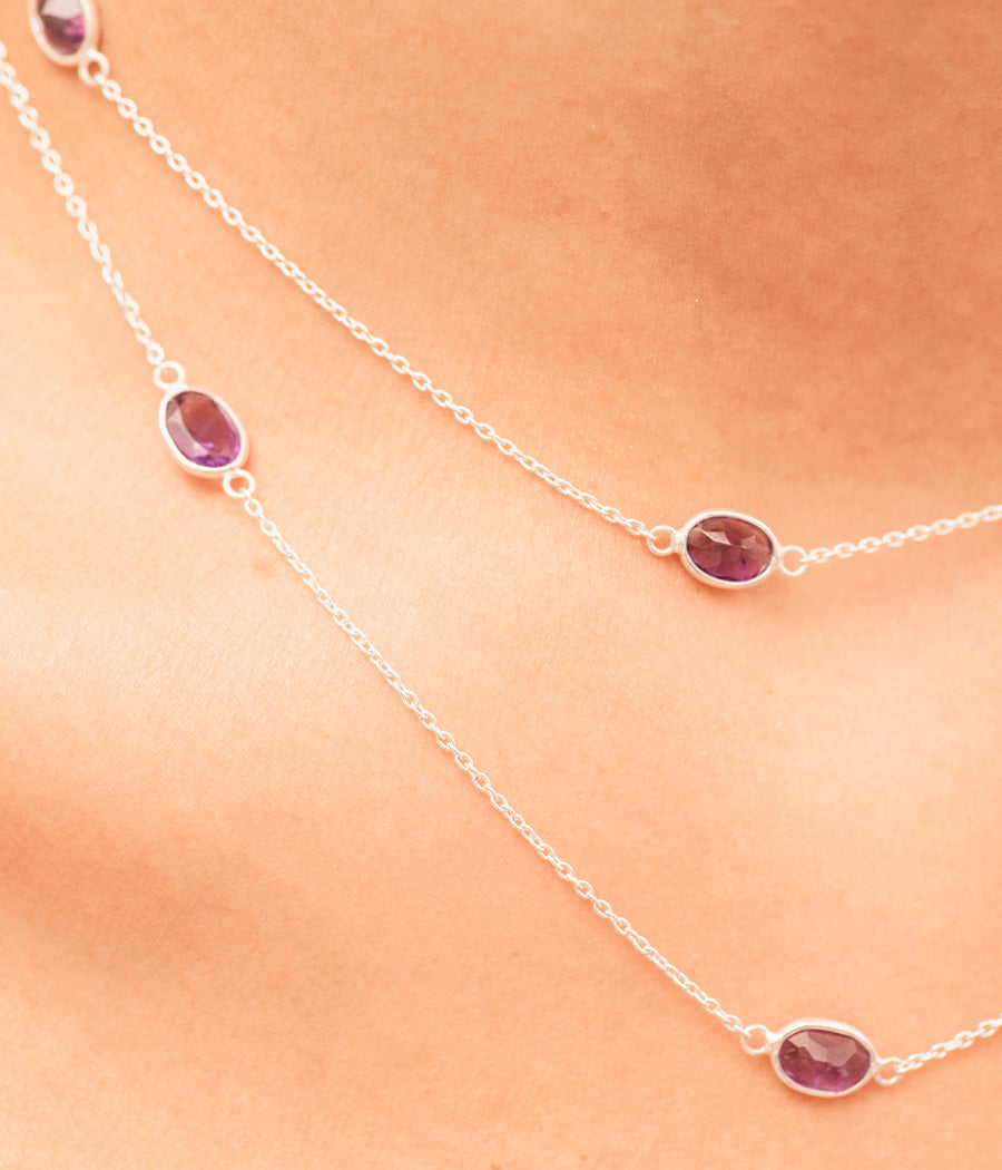 Amethyst Layering Necklace