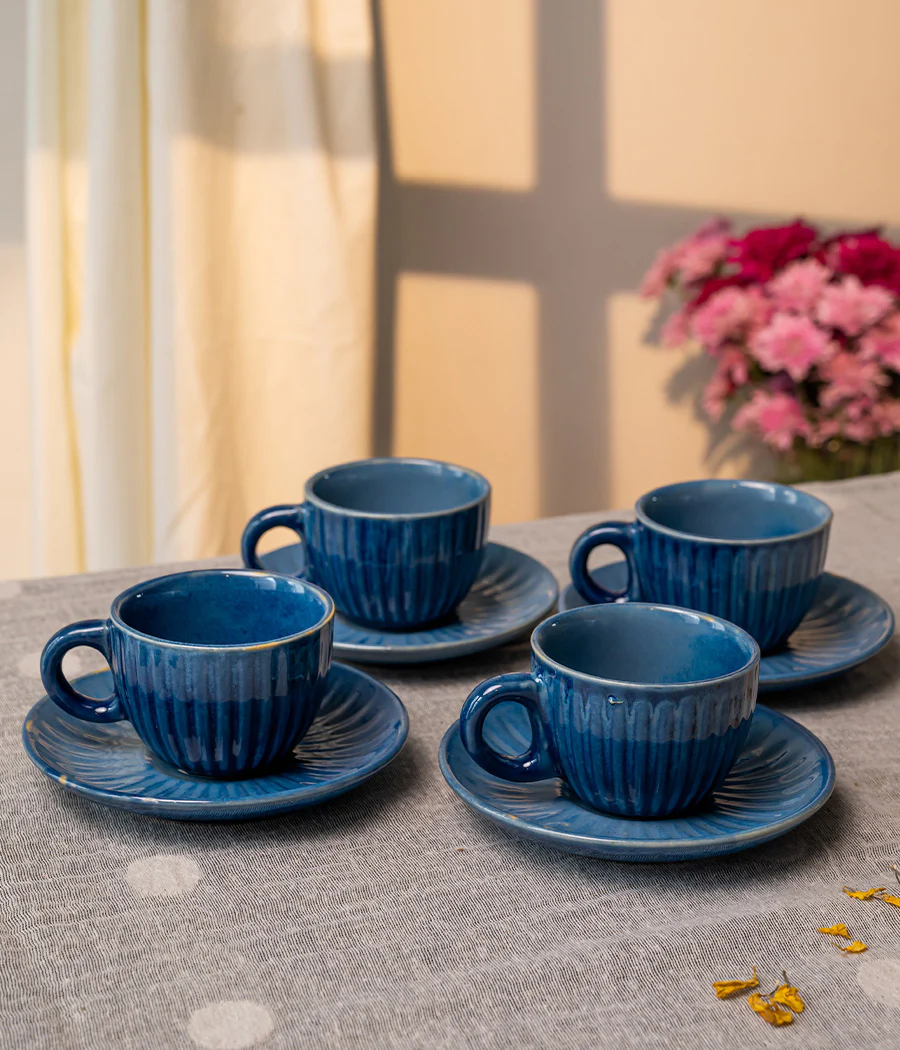 Blue Robin Tea Cups