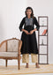 Noir Patchwork Kurta