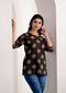 Sienna Noir Artisanal Top