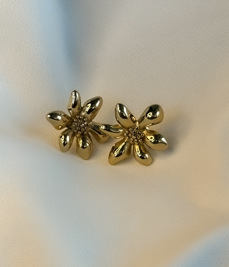 Golden Blossom studs