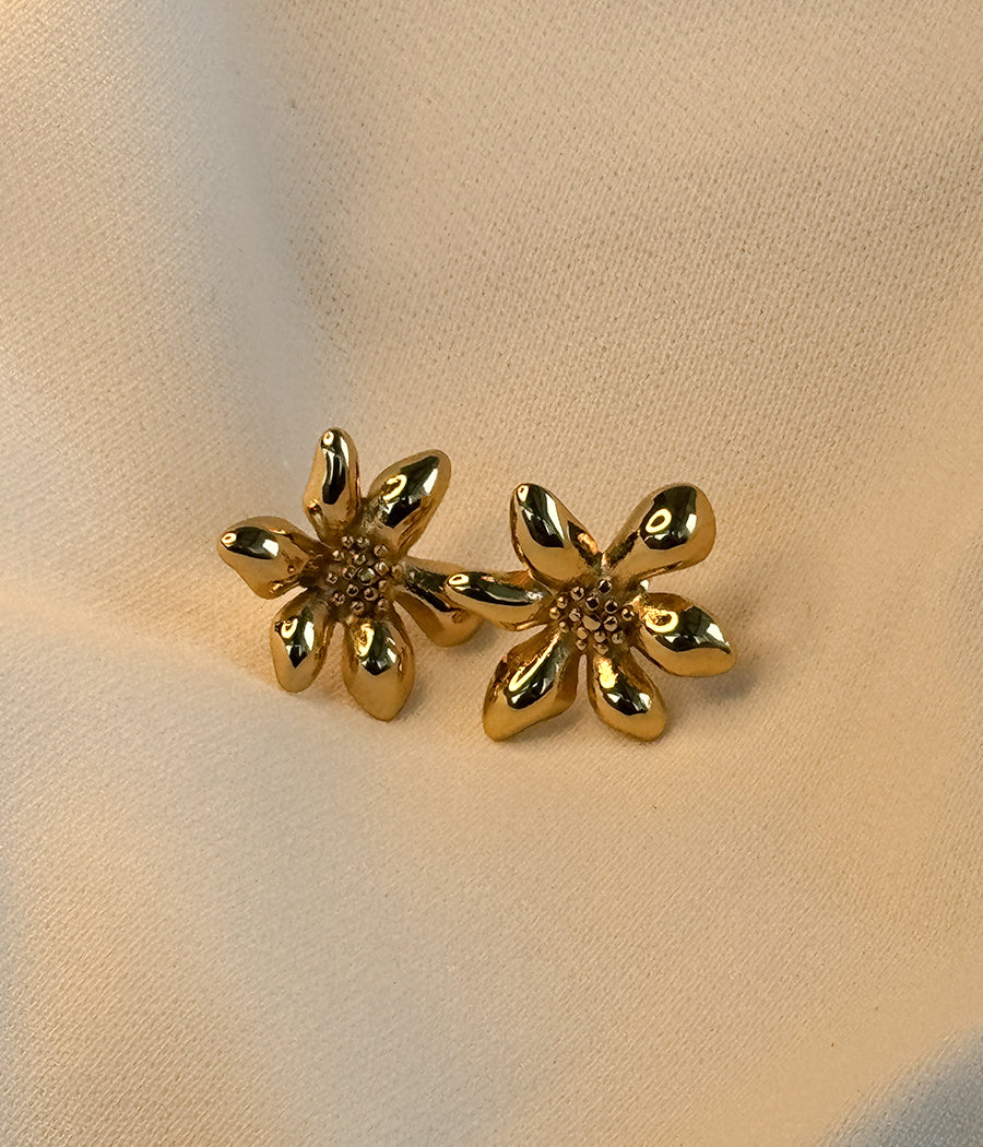 Golden Blossom studs