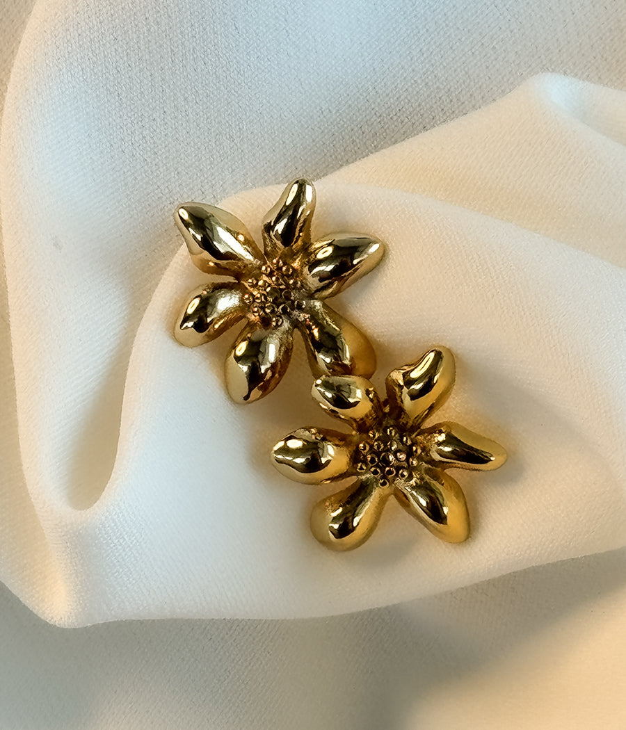Golden Blossom studs
